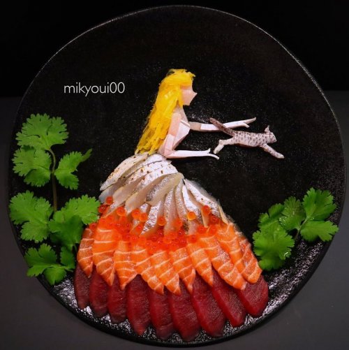 Неописуемые сасими от японского фуд-художника, которые очень великолепны, чтоб их есть (35 фото) 187