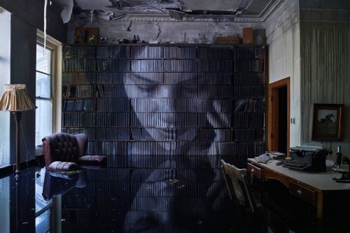 Уличный живописец преобразовал заброшенный дом в арт-инсталляцию (10 фото) 149