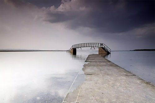 Мост в никуда: необыкновенный мост Белхейвен в Шотландии (7 фото) 33