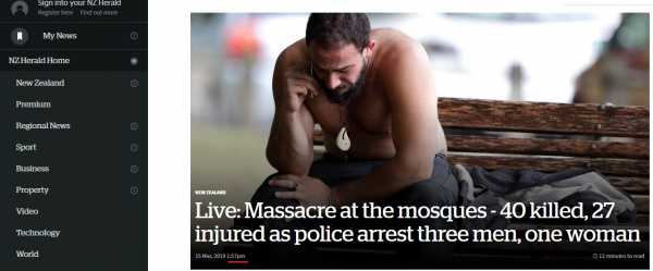 Рупор насилия: Как Фейсбук помог новозеландскому террористу 19