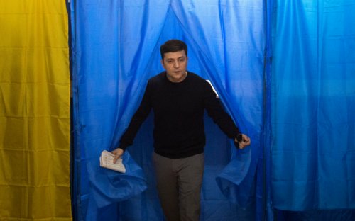 ЦИК Украины огласил первые данные подсчета голосов на выборах президента 19