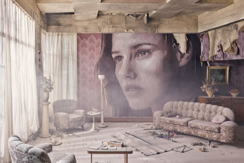 Уличный живописец преобразовал заброшенный дом в арт-инсталляцию (10 фото) 55