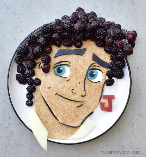 Сказочный фуд-дизайн: завтраки для маленького сына в виде его любимых персонажей (26 фото) 137