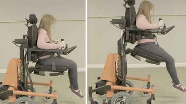 Инвалидная коляска AbleChair дозволит пассажиру стоять, лежать либо посиживать во время движения 1