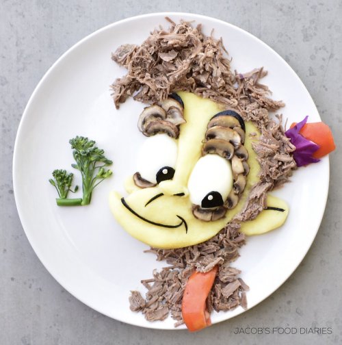 Сказочный фуд-дизайн: завтраки для маленького сына в виде его любимых персонажей (26 фото) 125