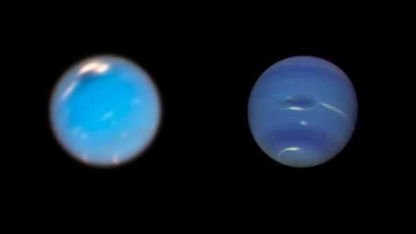 Посмотрите, как на Нептуне формируется огромный шторм — новое Большое темное пятно 11