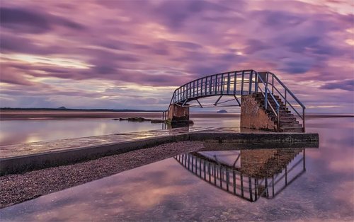 Мост в никуда: необыкновенный мост Белхейвен в Шотландии (7 фото) 41