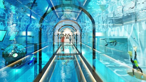 В Польше скоро откроется самый глубокий бассейн в мире — Deepspot глубиной 45 метров (5 фото) 25