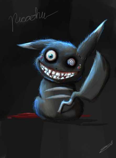 Художник изобразил покемонов в виде маленьких, но жутких монстров (5 фото) 25