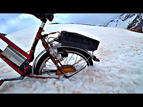 ✅Сорвался с горы 🚲 Жесткий тест Мотор Колес на Эльбрусе ⚡ Провалился электро велосипед