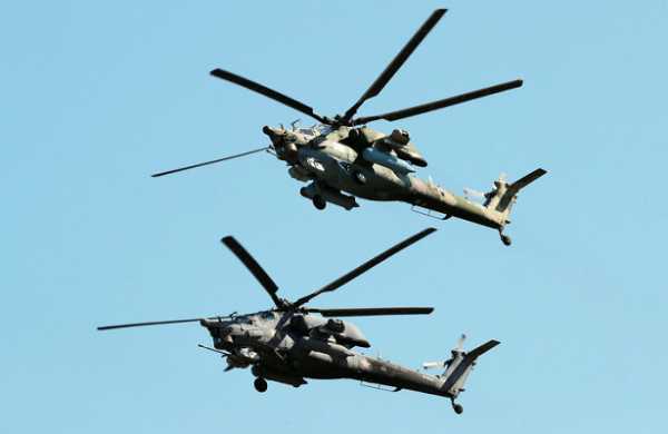 «Со стопроцентным поражением цели»: ВКС России получили два новейших вертолёта Ми-28НМ