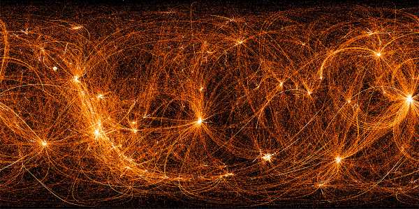 Карта ночного неба, полученная миссией НАСА, рассказывает об устройстве пульсаров