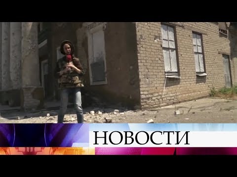 В Донбассе под обстрел украинских силовиков попали журналисты телеканала "Звезда". 19