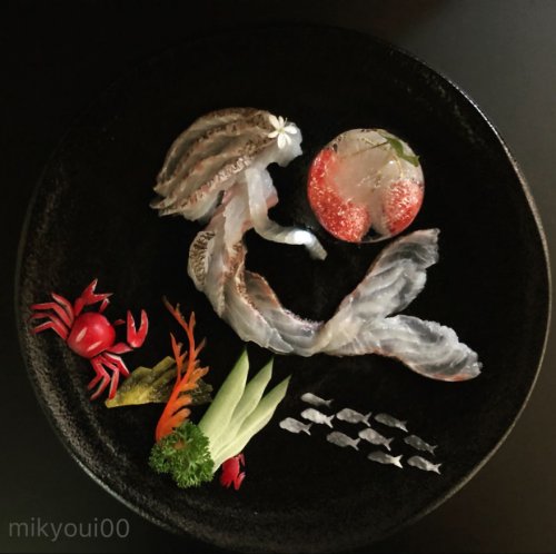 Неописуемые сасими от японского фуд-художника, которые очень великолепны, чтоб их есть (35 фото) 197