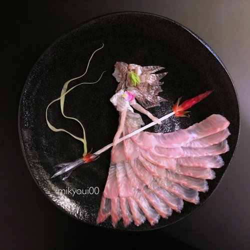 Неописуемые сасими от японского фуд-художника, которые очень великолепны, чтоб их есть (35 фото) 201