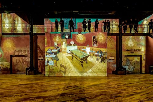 Неповторимая аудиовизуальная выставка, позволяющая ощутить себя снутри картин Ван Гога (23 фото) 135