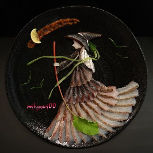 Неописуемые сасими от японского фуд-художника, которые очень великолепны, чтоб их есть (35 фото) 185