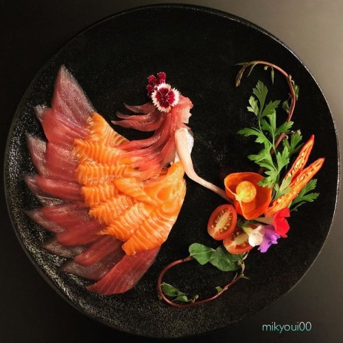 Неописуемые сасими от японского фуд-художника, которые очень великолепны, чтоб их есть (35 фото) 203