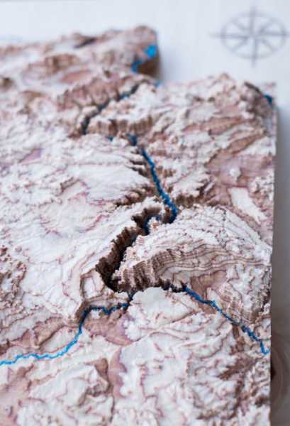 Геолог вырезает из дерева 3D-карты, чтоб показать как красива наша планетка (9 фото) 53