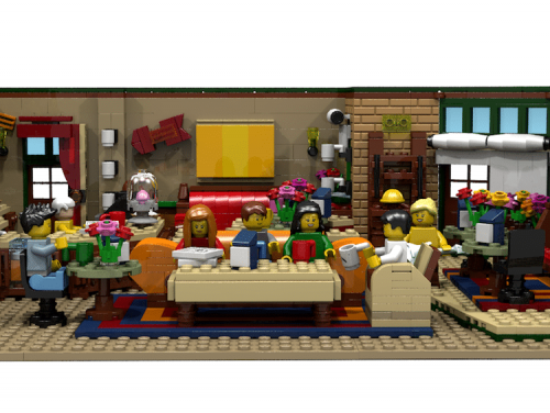 Именитая кофейня Central Perk из телесериала "Друзья", воссозданная из LEGO (6 фото) 29