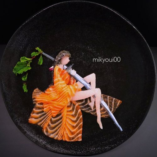 Неописуемые сасими от японского фуд-художника, которые очень великолепны, чтоб их есть (35 фото) 199