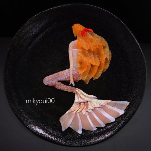 Неописуемые сасими от японского фуд-художника, которые очень великолепны, чтоб их есть (35 фото) 157